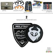 militaur patches included in the cop xmas hero bundle