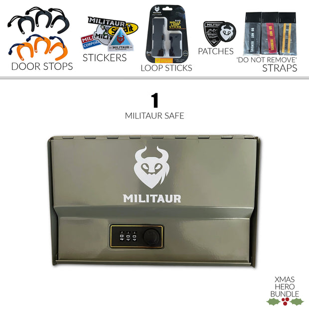 militaur safe included in xmas hero bundle 2023
