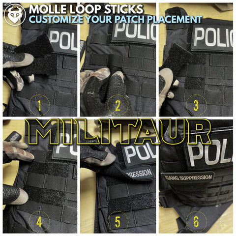 MILITAUR MOLLE Loop sticks - MILITAUR
