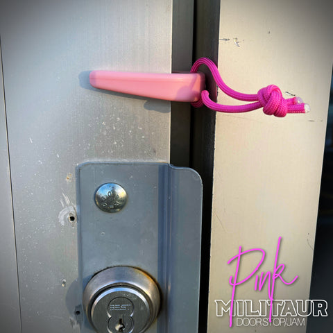 Militaur pink door stop / jam